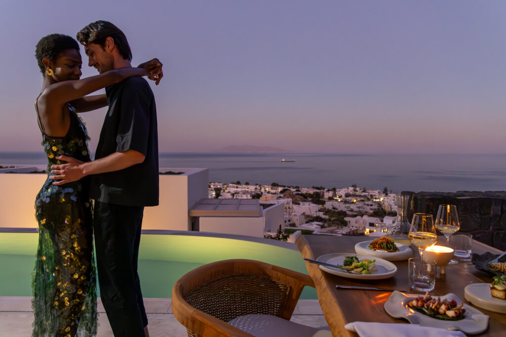 luxury Santorini resort stay